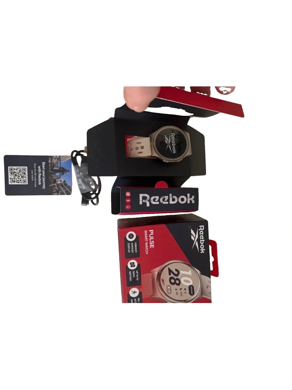 Reebok Pulse Smart Watch AMOLED Display Heart Rate Monitor Victory Gold New